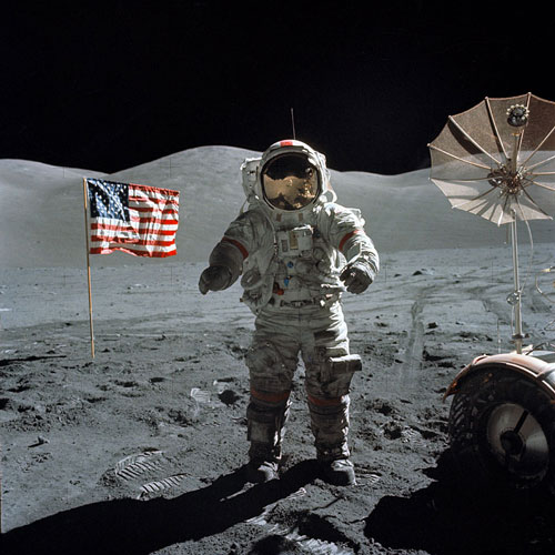 американцы на луне