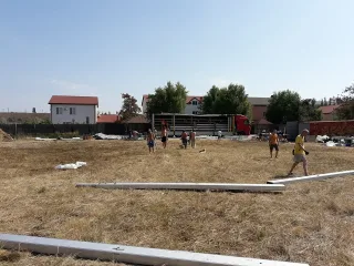 Разбор пандала фестиваля «Бхакти-Сангама 2017» — фото 19