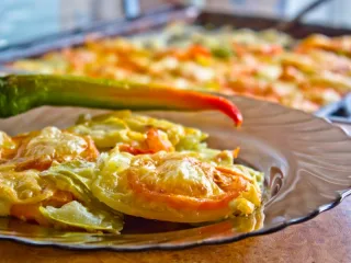 Запеканка из кабачков с сыром и помидорами — фото 4