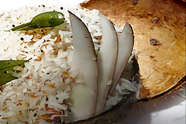 Рис с кокосовым орехом