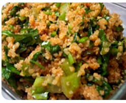 Салат из пшеничной крупы