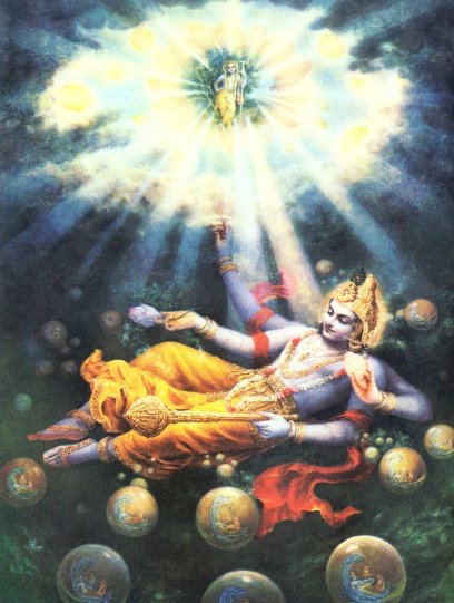 Маха-Вишну - источник материальных Вселенных